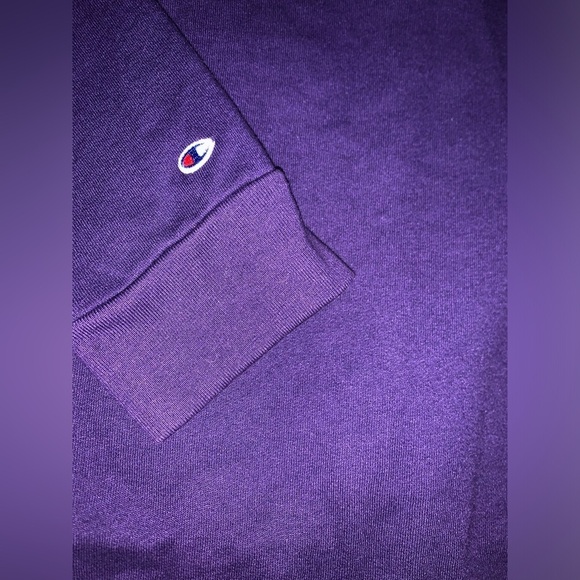 Vintage champion Clemson Tigers zip up hoodie womens XL purple college football - Picture 4 of 9